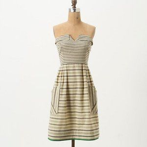 ANTHROPOLOGIE Maeve Changing Stripes Dress, sz 0P